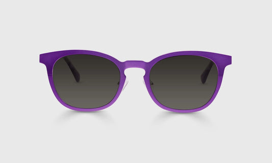 Alloy Ally Metal Sunglasses – Satin Matte Black side view | Buena Vision Optometry