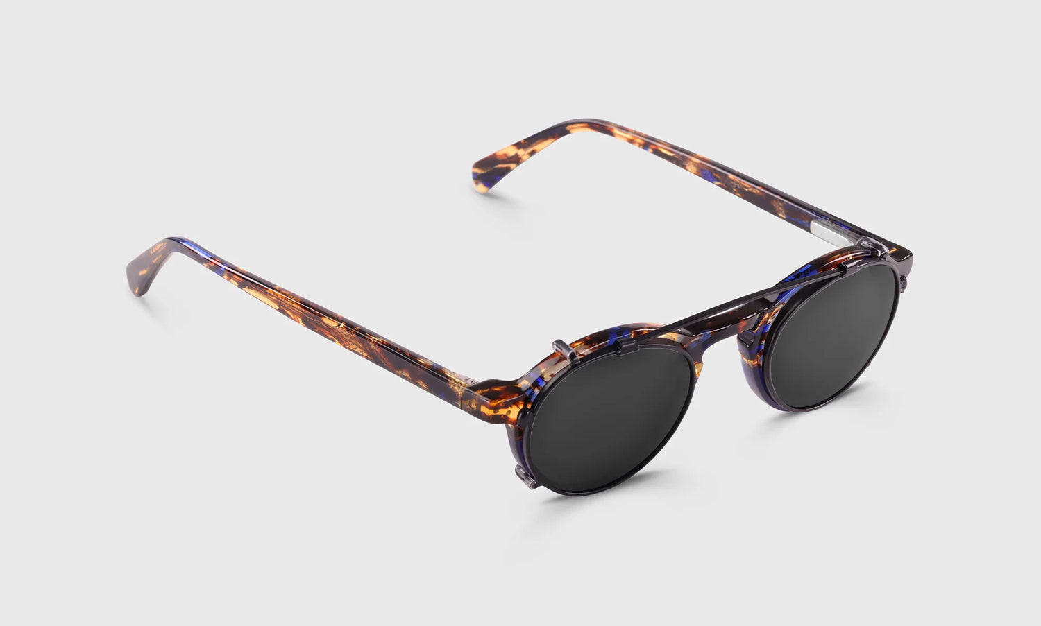 Board Stiff Clip-On Sunglasses – front view | Buena Vision Optometry