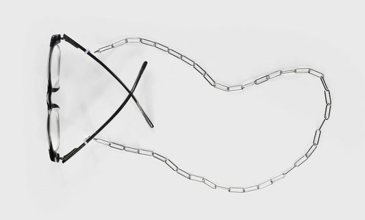 Chain of Command Eyewear Necklace – Gold colorway detail view | Buena Vision Optometry