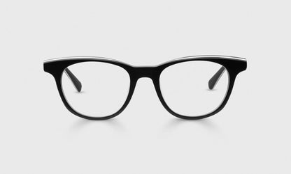 Class Act cat-eye reading glasses in acetate black