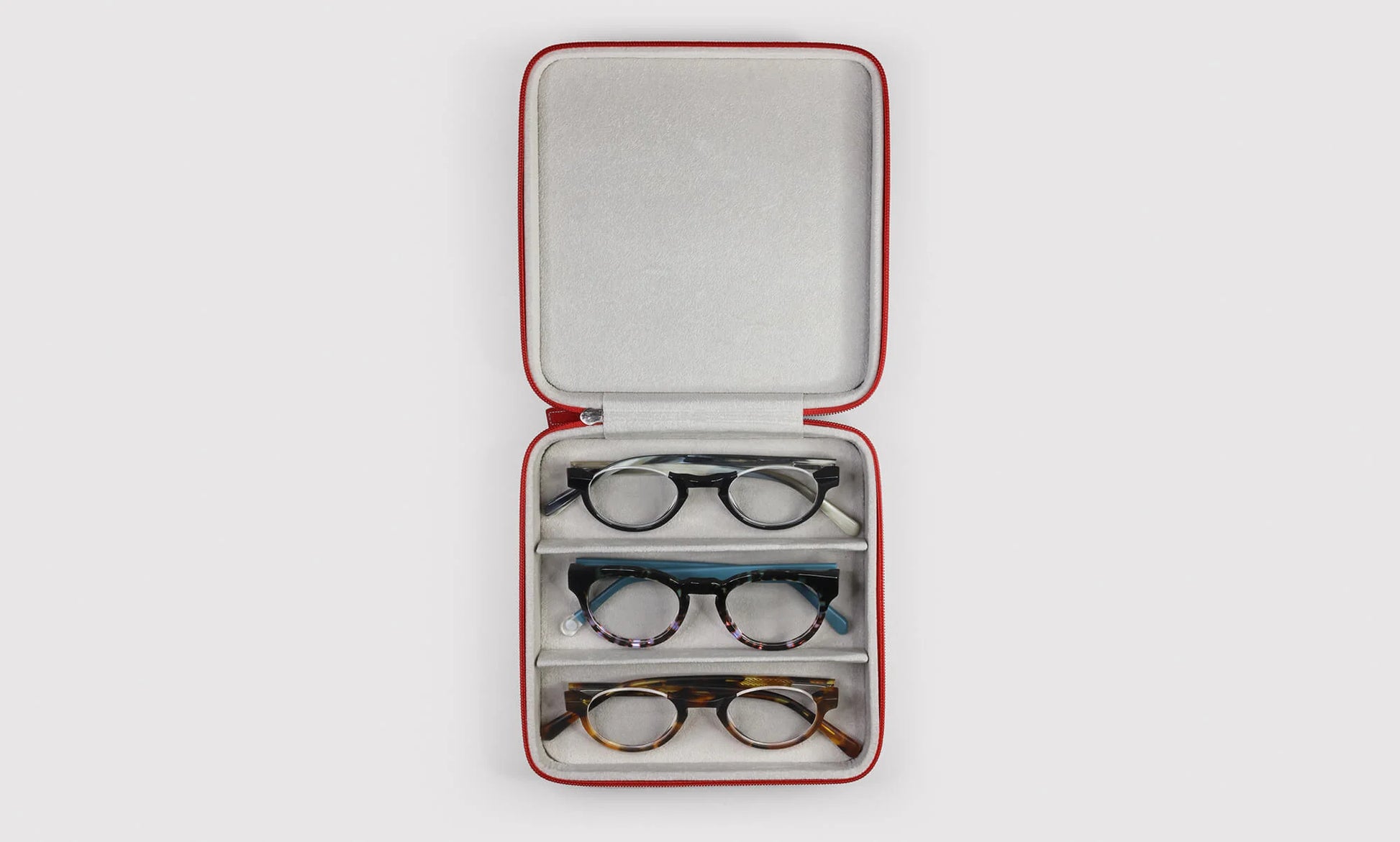 Frequent Flyer 3-Pair Travel Case for eyewear storage