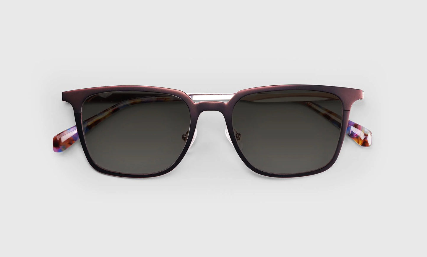 Full Metal Sunglasses - Stainless Steel Square Frames