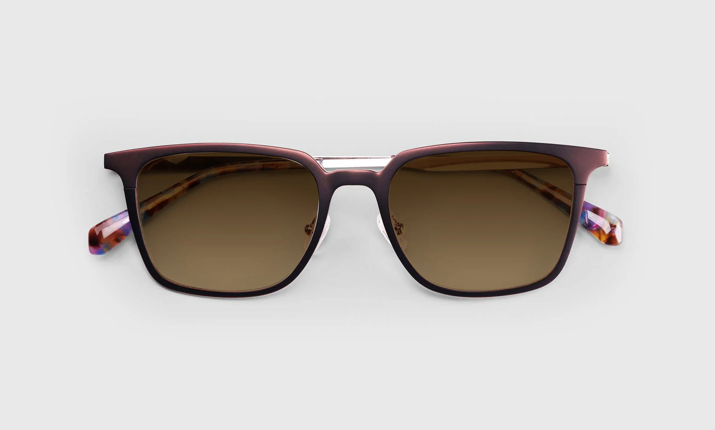 Full Metal Sunglasses - Stainless Steel Square Frames