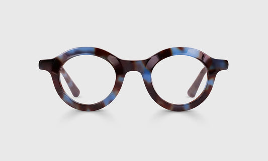 Ubermensch Round Acetate Frames – Matte Black side view | Buena Vision Optometry