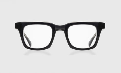 Wide Awake rectangular acetate eyeglasses in black